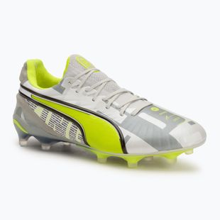PUMA King Ultimate Forever FG/AG мъжки футболни обувки feather gray/electric lime/puma white/flat light gray