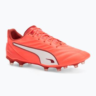 Мъжки футболни обувки PUMA King Pro FG/AG glowing red/puma white/red fire