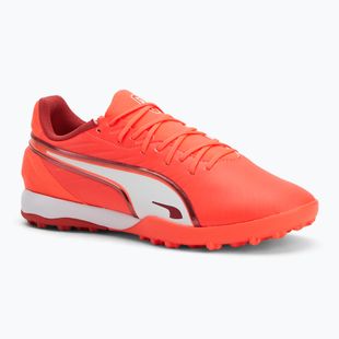 Мъжки футболни обувки PUMA King Match TT glowing red/ puma white/ red fire