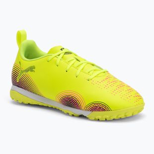 Детски футболни обувки PUMA Future 8 Play TT + Mid yellow alert/ puma black/ sun struck