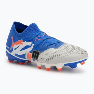 Мъжки футболни обувки PUMA Future 8 Match Forever FG/AG white/ultra blue/feather gray/puma black/glowing red