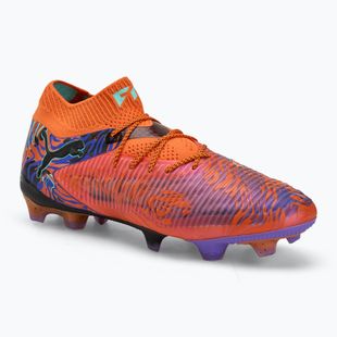 Мъжки футболни обувки PUMA Future 8 Ultimate Creativity FG orange poppy/dark amethyst/electric peppermint/black