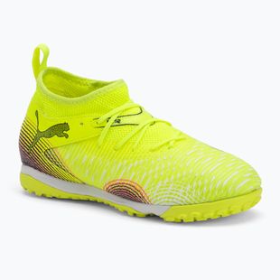 Детски футболни обувки PUMA Future 8 Match TT + Mid yellow alert/ puma black/ sun struck