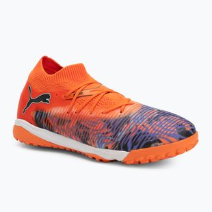 Детски футболни обувки PUMA Future 8 Match Creativity TT orange poppy/black/dark amethyst/electric peppermint