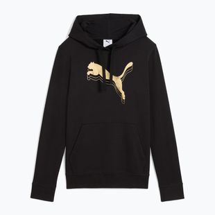 Дамски суитшърт PUMA ESS Metalic Hoodie TR puma black/metallic gold