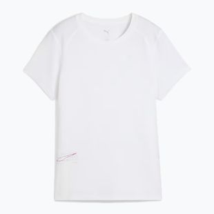 Дамска тениска за бягане Puma Run Graphic Mesh Tee puma white