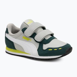 Младежки обувки PUMA Cabana Racer SL 20 V PS coollightgray/pumawhite/darkmyrtle/limesmash