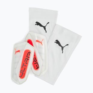 PUMA Ultra Flex Sleeve предпазители за пищялки puma white/glowing red