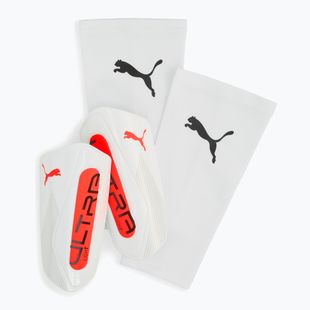 PUMA Ultra Light ръкавни предпазители за пищялки puma white/glowing red