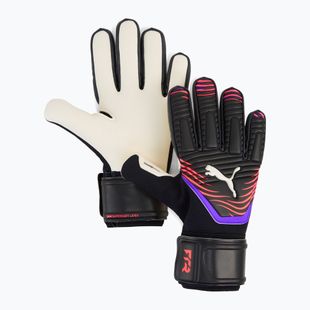 PUMA Future Pro Hybrid вратарски ръкавици puma black/glowing red/purple glimmer