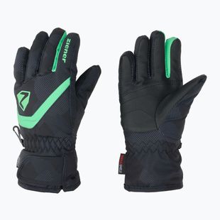 Детски скиорски ръкавици ZIENER Loriko AS gray ink camo