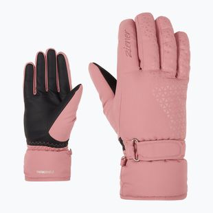 Дамски скиорски ръкавици ZIENER Kisar Aquashield rose blossom
