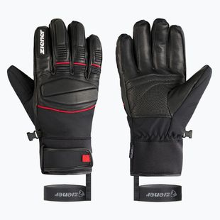 Мъжки скиорски ръкавици ZIENER Gomin-Z AS black/red