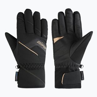 Дамски скиорски ръкавици ZIENER Karion-Z AS black/gold
