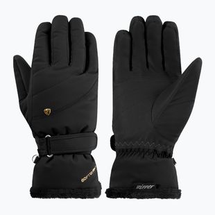 Дамски скиорски ръкавици ZIENER Keaka-Z Aquashield PR black/gold art.