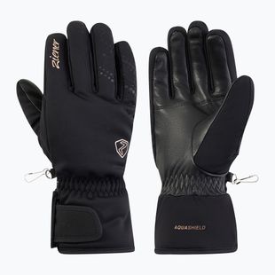 Дамски скиорски ръкавици Ziener Kehnia-Z Aquashield PR Glove black/rose metallic
