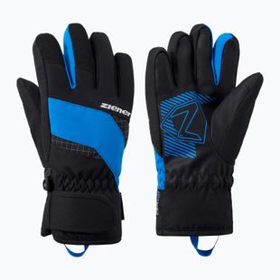 Детски скиорски ръкавици ZIENER Luuki-Z Aquashield black/persian blue