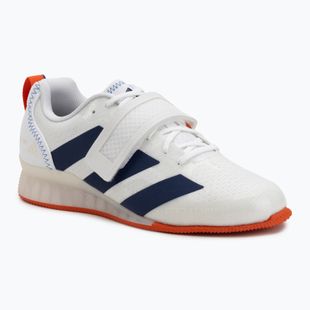 Обувки за вдигане на тежести adidas Adipower Weightlifting III Footwear white/dark blue/royal blue