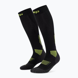 CEP Компресионни чорапи за жени Run Tall 5.0 black/lime