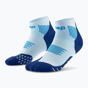 CEP дамски чорапи за компресия Run Low Cut 5.0 ice/blue