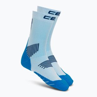 Мъжки компресионни чорапи CEP Run Mid Cut 5.0 blue/ice