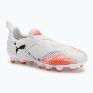 Детски футболни обувки PUMA Future 8 Match LL FG/AG Jr puma white/puma black/glowing red