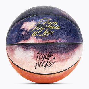 PUMA Hooptopia Sunset Баскетболен пламък оранжево/пума черно/многоцветен размер 7