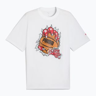 Мъжка баскетболна тениска PUMA Hoopaverse Tee 3 puma white