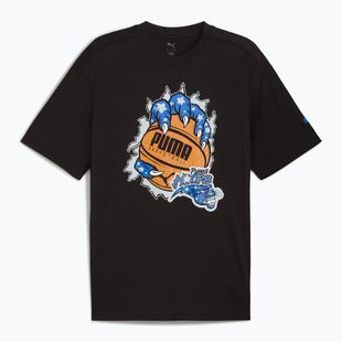 Мъжка баскетболна тениска PUMA Hoopaverse Tee 3 puma black
