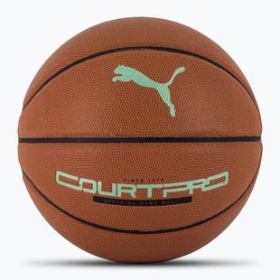 PUMA teamJAWS Court Pro Баскетболна кожа кафява/тъмна сянка размер 7