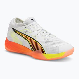 Обувки за хандбал PUMA Eliminate Nitro SQD 4 Game On puma white/glowing red/ultra blue