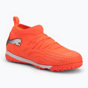Футболни обувки PUMA Future 9 Match TT + Mid Jr glowing red/puma white/puma black/puma silver