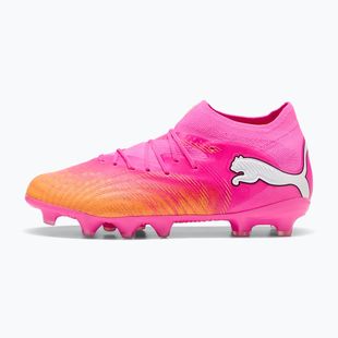 Детски футболни обувки PUMA Future 9 Pro FG/AG Jr poison pink/puma wht/sun stream/bright aqua/puma blk
