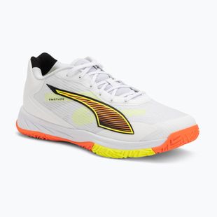 Обувки за хандбал PUMA Accelerate Turbo 4 Game On puma white/glowing red/ultra blue