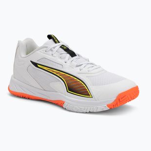 Обувки за хандбал PUMA Accelerate Pro 4 Game On puma white/glowing red/ultra blue