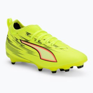Детски футболни обувки PUMA Ultra 6 Match FG/AG Jr yellow alert/puma black/glowing red/lime squeeze