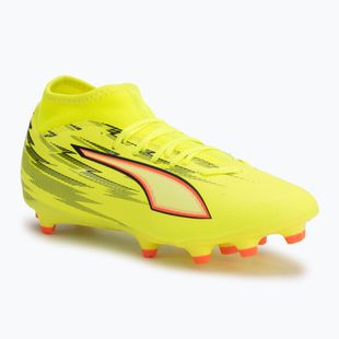 Футболни обувки PUMA Ultra 6 Play+ FG/AG yellow alert/puma black/glowing red/lime squeeze