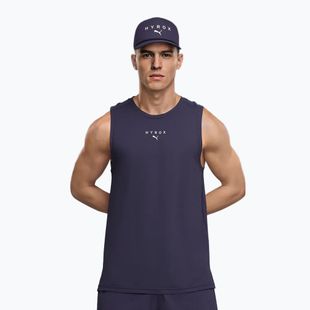 Мъжки тренировъчен потник PUMA x HYROX Dryelite Training Tank в цвят тъмна слива