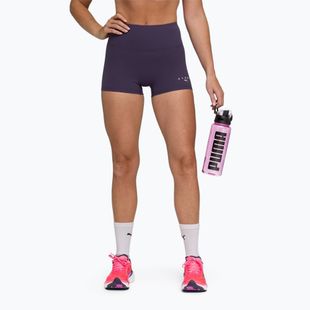 Дамски тренировъчни шорти PUMA x HYROX Shapeluxe 3" Tight в цвят дълбока слива