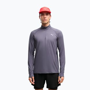 Мъжки суитшърт за бягане PUMA Run Velocity Cloudspun 1/4 Zip inky depths