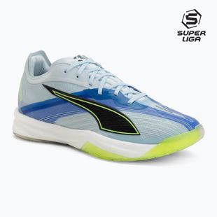 Обувки за хандбал PUMA Accelerate Nitro SQD 5 aqua glow/puma black/green glare/royal sapphire