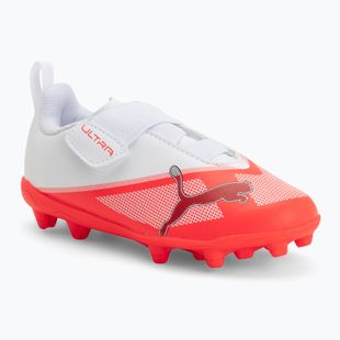 Детски футболни обувки PUMA Ultra 7 Play V FG/AG RB Jr ultra red/puma black/puma white