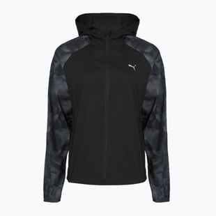 Дамско яке за бягане Puma Run AOP Favorite Woven Jacket black