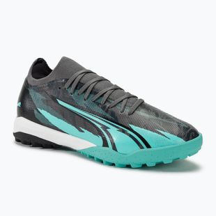 Футболни обувки PUMA Ultra Match Rush TT strong gray/puma white/electro aqua