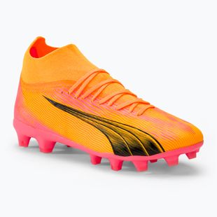 Детски футболни обувки PUMA Ultra Pro FG/AG Jr sunset glow/puma black/sun stream