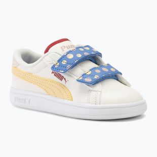 Детски обувки PUMA Smash 3.0 Summer Camp V Inf warm white/chamomile/puma white