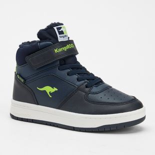 Детски обувки KangaROOS K-CP Bound Mid EV dark navy / lime