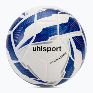 Uhlsport Attack Addglue футболна топка бяло/тъмно синьо/синьо размер 4