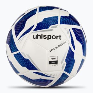 Uhlsport Attack Addglue футболна топка бяло/тъмно синьо/синьо размер 5