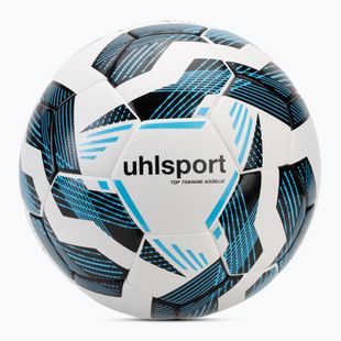 Uhlsport Fairtrade Top Training Addglue футбол бяло/черно/флуо синьо размер 5